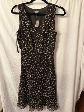 slim fit dress slacks Bianca Green Eyelet Dress M